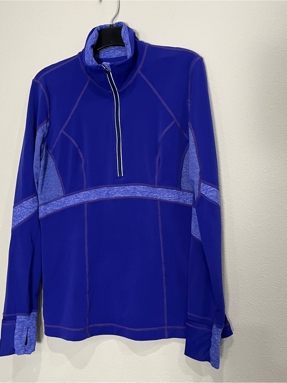 Lululemon run distance pullover long sleeve pigment blue women’s 12